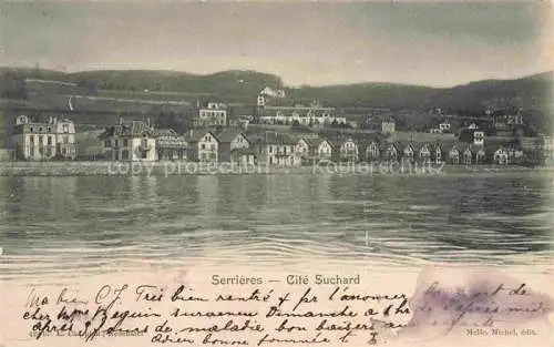 AK / Ansichtskarte Serrieres  Neuchatel NE Panorama Cité Suchard