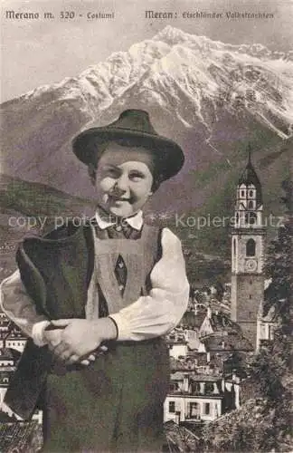 AK / Ansichtskarte Meran MERANO IT Etschlaender Volkstrachten