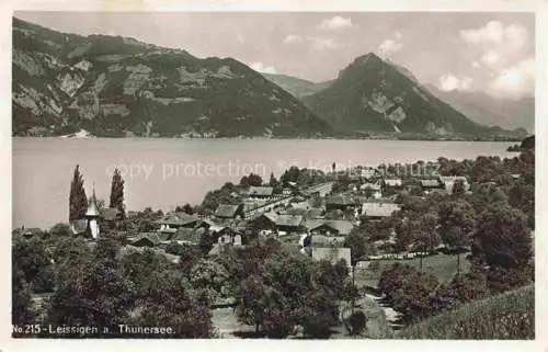 AK / Ansichtskarte Leissigen Thunersee BE Panorama
