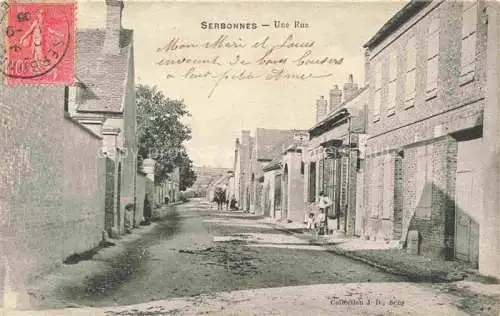 AK / Ansichtskarte Serbonnes SENS 89 Yonne Une Rue