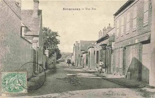 AK / Ansichtskarte Serbonnes SENS 89 Yonne Une Rue