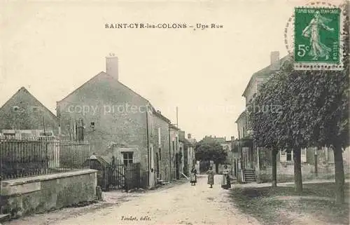 AK / Ansichtskarte Saint-Cyr-les-Colons AUXERRE 89 Yonne Une Rue