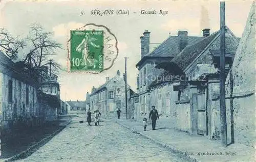 AK / Ansichtskarte Serans Beauvais 60 Oise Grande Rue