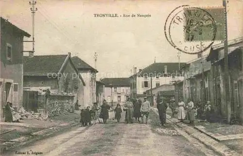 AK / Ansichtskarte Tronville-en-Barrois Bar-le-Duc 55 Meuse Rue de Nancois