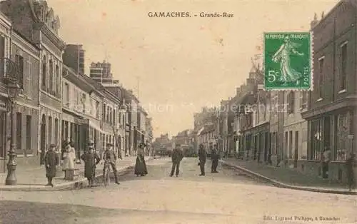 AK / Ansichtskarte Gamaches Abbeville 80 Somme Grande Rue