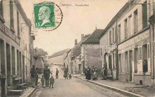 AK / Ansichtskarte Menou Clamecy 58 Nievre Grande Rue