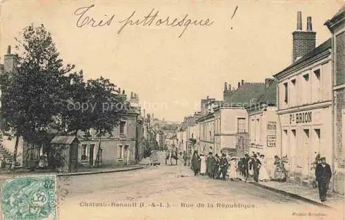 AK / Ansichtskarte Chateau-Renault TOURS 37 Indre-et-Loire Rue de la Republique