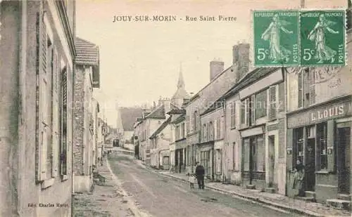 AK / Ansichtskarte Jouy-sur-Morin Provins 77 Seine-et-Marne Rue Saint Pierre