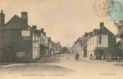 AK / Ansichtskarte Beaumesnil Bernay 27 Eure La Grande Rue