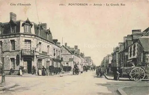 AK / Ansichtskarte Pontorson Avranches 50 Manche Arrive La Gande Rue