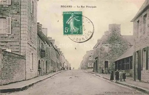 AK / Ansichtskarte Begard Guingamp 22 Cotes-d Armor La Rue Principale