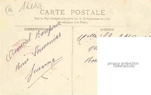 AK / Ansichtskarte Ruffec Confolens 16 Charente Rue de Valence