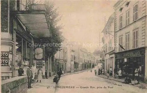 AK / Ansichtskarte Longjumeau Palaiseau 91 Essonne Grande Rue prise du Pont