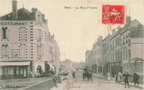 AK / Ansichtskarte SENS 89 Yonne La Rue d'Yonne