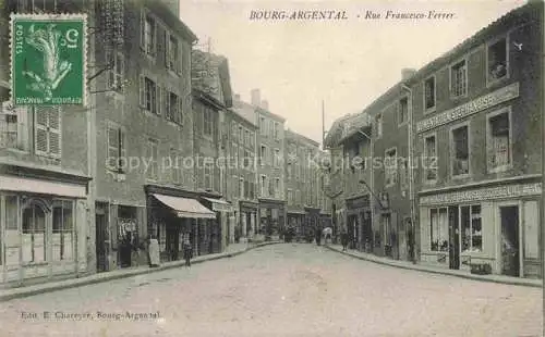 AK / Ansichtskarte Bourg-Argental Saint-Etienne 42 Loire Rue Francesco Ferrer