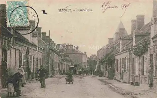 AK / Ansichtskarte Sennely ORLEANS 45 Loiret Grande Rue