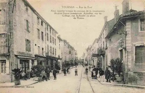 AK / Ansichtskarte Tournus MACON 71 Saone-et-Loire Rue du Pont