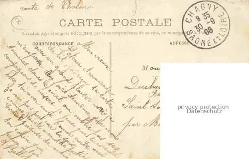 AK / Ansichtskarte Chagny  71 Saone-et-Loire Rue de la Republique