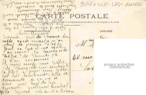 AK / Ansichtskarte Sotteville-les-Rouen ROUEN 76 Seine-Maritime Rue de Trianon