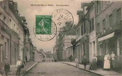 AK / Ansichtskarte Neufchatel-en-Bray DIEPPE 76 Seine-Maritime Rue Cauchoise