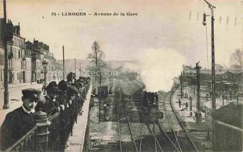 AK / Ansichtskarte LIMOGES 87 Haute-Vienne Avenue de la Gare