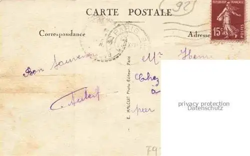 AK / Ansichtskarte BOIS-COLOMBES 92 Hauts-de-Seine Rue des Aubepines La Poste