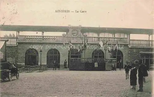 AK / Ansichtskarte ASNIERES  92-SUR SEINE Hauts-de-Seine La Gare