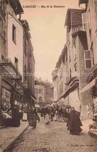 AK / Ansichtskarte LIMOGES 87 Haute-Vienne Rue de la Boucherie