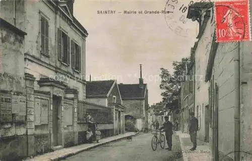 AK / Ansichtskarte Saintry-sur-Seine EVRY 91 Essonne Mairie et Grande Rue