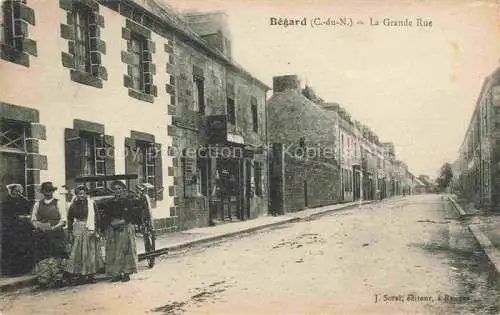 AK / Ansichtskarte Begard Guingamp 22 Cotes-d Armor La Grande Rue