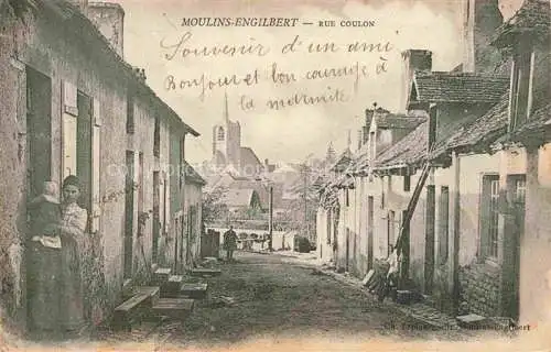 AK / Ansichtskarte Moulins-Engilbert Chateau-Chinon 58 Nievre Rue Coulon