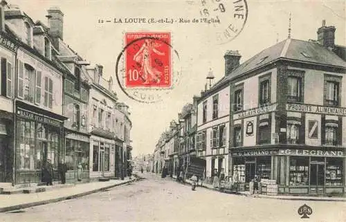 AK / Ansichtskarte La Loupe Nogent-le-Rotrou 28 Eure-et-Loir Rue de l'Eglise