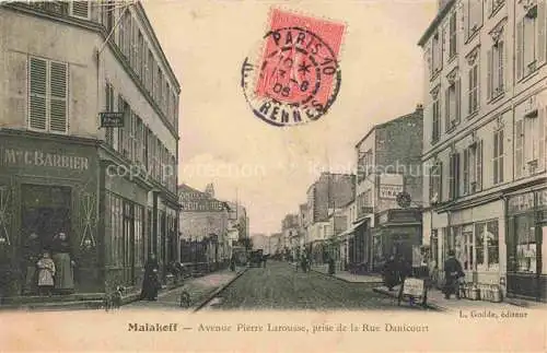 AK / Ansichtskarte MALAKOFF  Malakoff-la-Tour Antony 92 Hauts-de-Seine Avenue Pierre Larousse prise de la Rue Danicourt