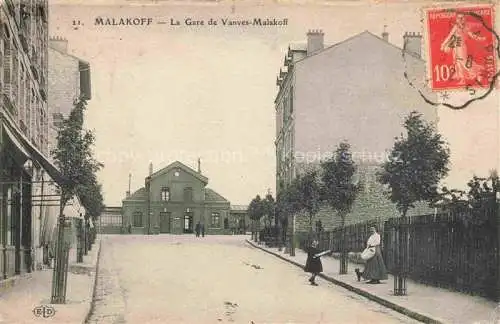AK / Ansichtskarte MALAKOFF  Malakoff-la-Tour Antony 92 Hauts-de-Seine La Gare de Vanves Malakoff