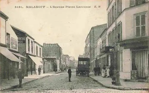 AK / Ansichtskarte MALAKOFF  Malakoff-la-Tour Antony 92 Hauts-de-Seine Avenue Pierre Larousse