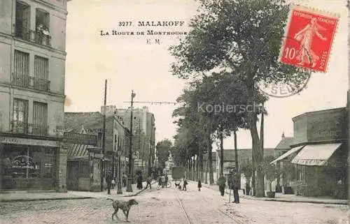 AK / Ansichtskarte MALAKOFF  Malakoff-la-Tour Antony 92 Hauts-de-Seine La Route de Montrouge