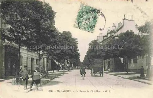AK / Ansichtskarte MALAKOFF  Malakoff-la-Tour Antony 92 Hauts-de-Seine La Route de Chatillon