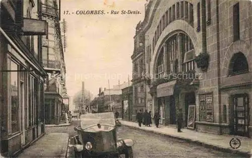AK / Ansichtskarte COLOMBES LA GARENNE-COLOMBES 92 Hauts-de-Seine Rue St Denis