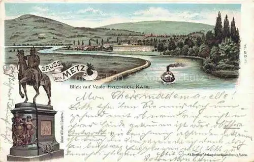 AK / Ansichtskarte METZ  57 Moselle Veste Friedrich Karl Reiterdenkmal