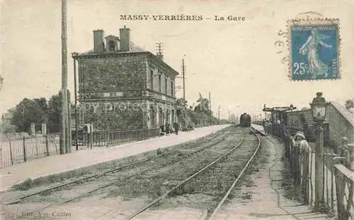 AK / Ansichtskarte MAssY-VERRIERES Palaiseau 91 Essonne La Gare
