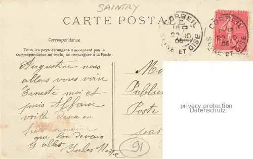 AK / Ansichtskarte Saintry-sur-Seine EVRY 91 Essonne Vue generale