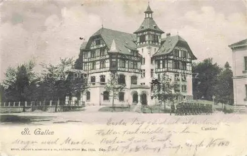 AK / Ansichtskarte St Gallen SANKT GALLEN SG Cantine