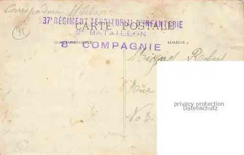 AK / Ansichtskarte Tigery EVRY 91 Essonne Entree du pays vernant de Corbeil Feldpost