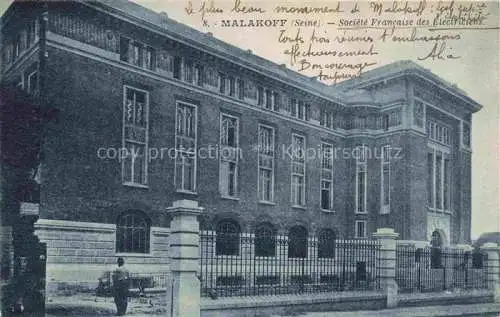 AK / Ansichtskarte MALAKOFF  Malakoff-la-Tour Antony 92 Hauts-de-Seine Societe Francaise des Electrificiens