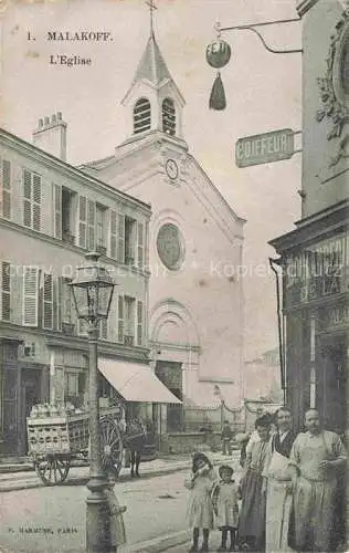 AK / Ansichtskarte MALAKOFF  Malakoff-la-Tour Antony 92 Hauts-de-Seine Eglise
