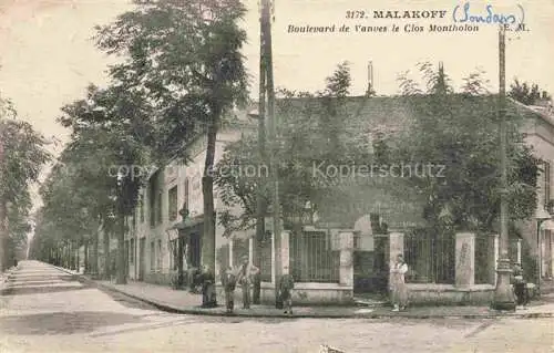 AK / Ansichtskarte MALAKOFF  Malakoff-la-Tour Antony 92 Hauts-de-Seine Boulevard de l'anves le Clos Montholon