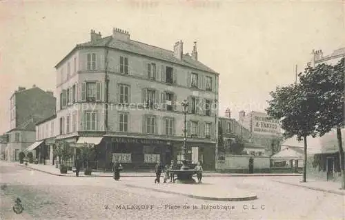 AK / Ansichtskarte MALAKOFF  Malakoff-la-Tour Antony 92 Hauts-de-Seine Place de la Republique
