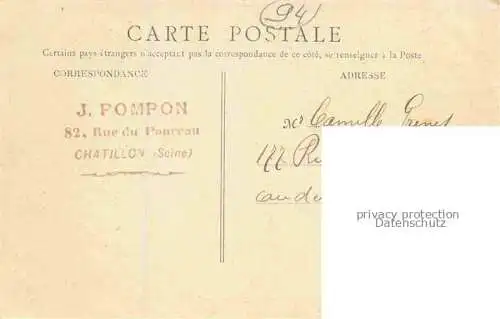 AK / Ansichtskarte Fontenay-aux-Roses 92 Hauts-de-Seine Le Lavoir et la Rue Carnot