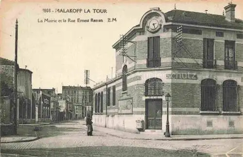 AK / Ansichtskarte MALAKOFF  Malakoff-la-Tour Antony 92 Hauts-de-Seine La Mairie et la Rue Ernest Renan