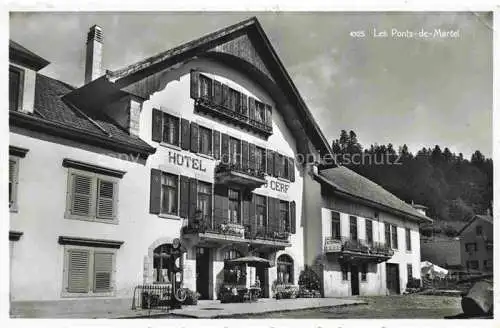 AK / Ansichtskarte Les Ponts-de-Martel LE LOCLE NE Hotel du Cerf